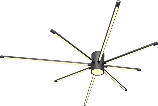 Lampadario-Da-Soffitto-Plafoniera-Led-Luce-Bianca-42-Watt-Moderno-Nero-Pn27nf
