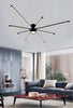 Lampadario-Da-Soffitto-Plafoniera-Led-Luce-Naturale-42-Watt-Moderno-Nero