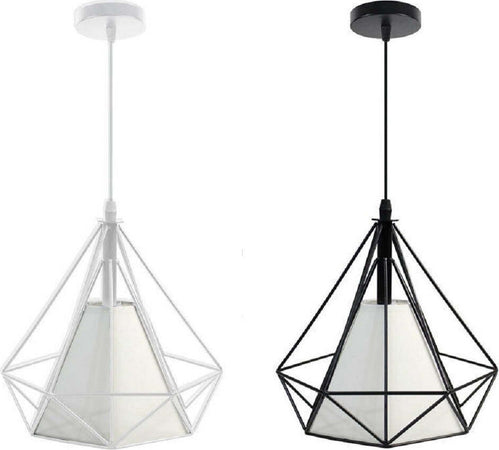 Lampadario Diamante Da Soffitto Sospeso Pendente Moderno Plafoniera E27 B20 Casa, arredamento e bricolage > Illuminazione da interno > Lampadari Trade Shop italia - Napoli, Commerciovirtuoso.it