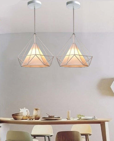 Lampadario Diamante Da Soffitto Sospeso Pendente Moderno Plafoniera E27 B20 Casa, arredamento e bricolage > Illuminazione da interno > Lampadari Trade Shop italia - Napoli, Commerciovirtuoso.it