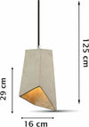 Lampadario Effetto Cemento A Sospensione Pendente Moderno Con Portalampada E27 Casa, arredamento e bricolage > Illuminazione da interno > Lampadari Trade Shop italia - Napoli, Commerciovirtuoso.it