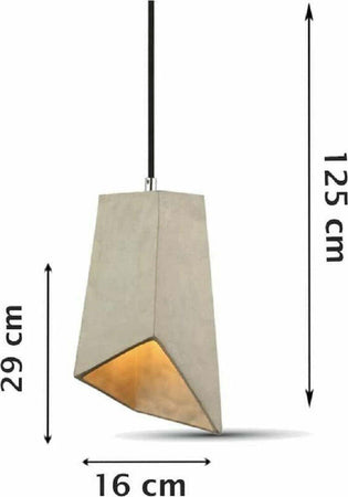 Lampadario Effetto Cemento A Sospensione Pendente Moderno Con Portalampada E27 Casa, arredamento e bricolage > Illuminazione da interno > Lampadari Trade Shop italia - Napoli, Commerciovirtuoso.it