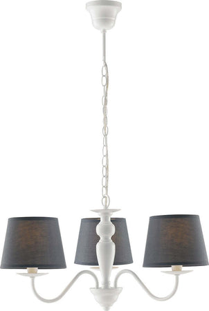 Lampadario Favola Bianco 3Xe14 56X30Cm Illuminazione/Illuminazione per interni/Lampadari lampade a sospensione e plafoniere/Lampadari Led Mall Home - Napoli, Commerciovirtuoso.it