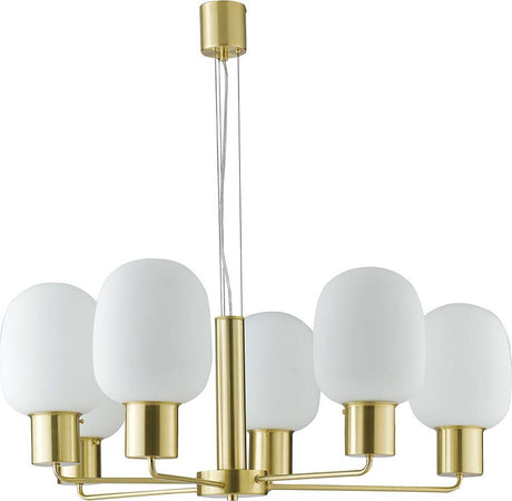 Lampadario Fellini Oro 6Xe27 98X34,6Cm Illuminazione/Illuminazione per interni/Lampadari lampade a sospensione e plafoniere/Lampadari Led Mall Home - Napoli, Commerciovirtuoso.it