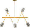 Lampadario Glam Galaxy Cm 100X10X80 Illuminazione/Illuminazione per interni/Lampadari lampade a sospensione e plafoniere/Lampadari Led Mall Home - Napoli, Commerciovirtuoso.it