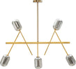 Lampadario Glam Galaxy Cm 100X10X80 Illuminazione/Illuminazione per interni/Lampadari lampade a sospensione e plafoniere/Lampadari Led Mall Home - Napoli, Commerciovirtuoso.it