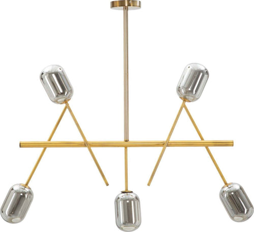 Lampadario Glam Galaxy Cm 100X10X80 Illuminazione/Illuminazione per interni/Lampadari lampade a sospensione e plafoniere/Lampadari Led Mall Home - Napoli, Commerciovirtuoso.it