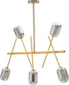 Lampadario Glam Galaxy Cm 100X10X80 Illuminazione/Illuminazione per interni/Lampadari lampade a sospensione e plafoniere/Lampadari Led Mall Home - Napoli, Commerciovirtuoso.it