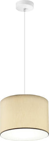 Lampadario-Illuminando-CILINDRO-SP-20-E27-LED-metallo-tessuto-sospensione-classica-moderna