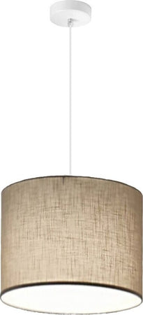 Lampadario-Illuminando-CILINDRO-SP-20-E27-LED-metallo-tessuto-sospensione-classica-moderna