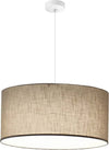 Lampadario-Illuminando-CILINDRO-SP-58-BN-E27-LED-metallo-tessuto-sospensione-classica-moderna