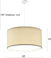 Lampadario-Illuminando-CILINDRO-SP-58-BN-E27-LED-metallo-tessuto-sospensione-classica-moderna