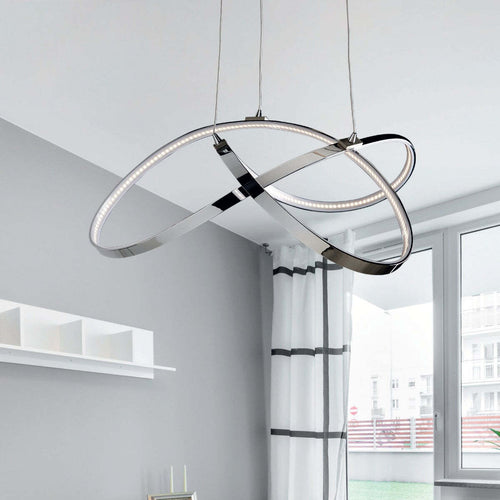 Lampadario-Illuminando-NEBULA-SP-G-30W-LED-2100LM-3000°K-sospensione-ultrmoderna-metallo-cromo-acrilico-interni