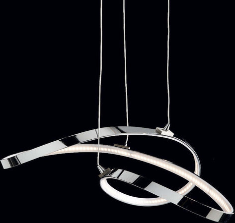 Lampadario-Illuminando-NEBULA-SP-P-23W-LED-1610LM-3000°K-sospensione-ultrmoderna-metallo-cromo-acrilico-interni