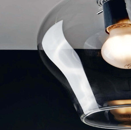 Lampadario-Illuminando-PAGODA-1C-E27-LED-sospensione-moderna-vetro-trasparente-lampada-soffitto