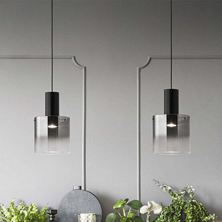 Lampadario-In-Alluminio-Contemporaneo-Hugo-Nero-1-Luce