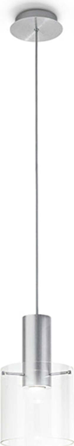 Lampadario-In-Alluminio-Contemporaneo-Hugo-Trasparente-1-Luce