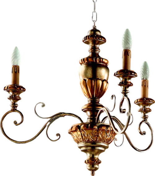 Lampadario-In-Legno-Classico-Argento-Mecca-3-Luci-Sparviero