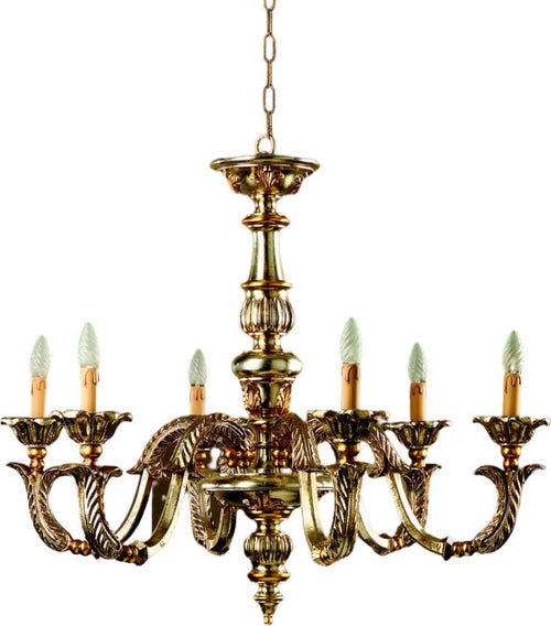 Lampadario-In-Legno-Classico-Argento-Mecca-6-Luci-Cavaliere