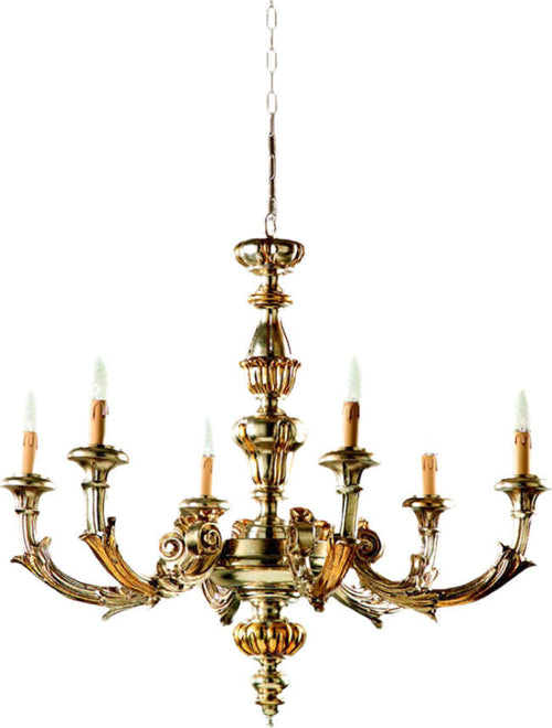 Lampadario-In-Legno-Classico-Argento-Mecca-6-Luci-Rondone