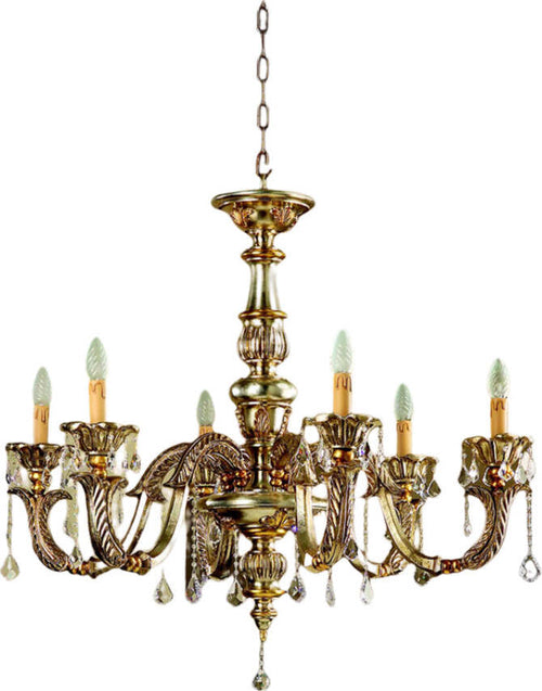 Lampadario-In-Legno-Classico-Argento-Mecca-6-Luci-Trampoliere