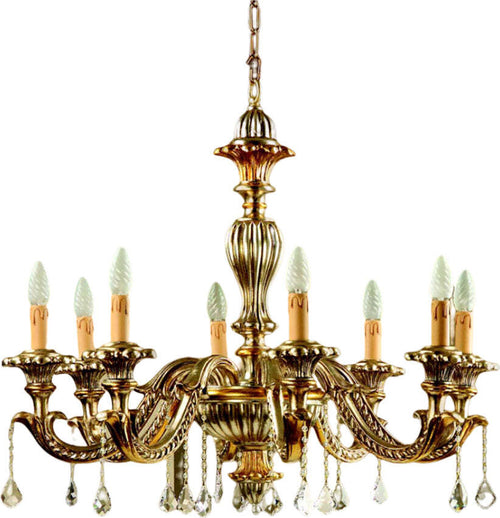 Lampadario-In-Legno-Classico-Argento-Mecca-8-Luci-Fagiano