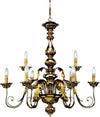 Lampadario-In-Legno-Classico-Argento-Mecca-9-Luci-Gabbiano