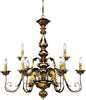 Lampadario-In-Legno-Classico-Argento-Mecca-9-Luci-Gabbiano
