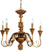 Lampadario-In-Legno-Classico-Avorio-Oro-5-Luci-Tuffolo