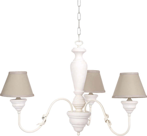 Lampadario-In-Legno-Classico-Crema-Sbiancato-Con-Paralume-3-Luci-Smergo
