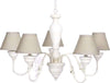 Lampadario-In-Legno-Classico-Crema-Sbiancato-Con-Paralume-5-Luci-Smergo