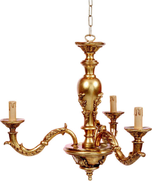Lampadario-In-Legno-Classico-Oro-3-Luci-Pavoncelle
