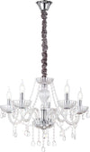 Lampadario-In-Metallo-Classico-Venezia-Cromo-5-Luci-E14