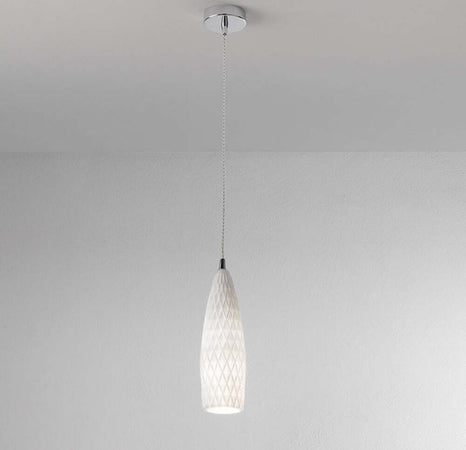 Lampadario-In-Metallo-Contemporaneo-Flut-Bianco-1-Luce-E27