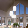 Lampadario-In-Metallo-Contemporaneo-Plisse'-Cromo-1-Luce-E27-Ovale