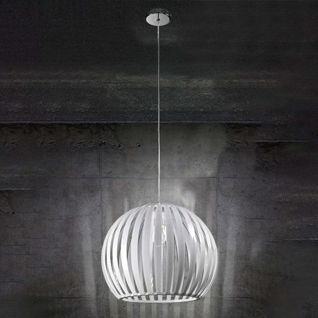 Lampadario-In-Metallo-Contemporaneo-Slice-Cromo-Bianco-1-Luce-E27-Piccolo