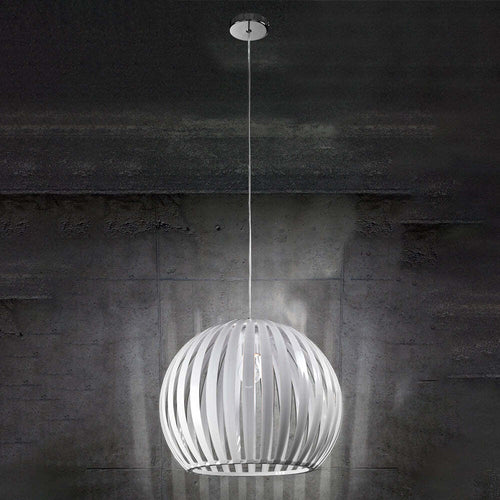 Lampadario-In-Metallo-Contemporaneo-Slice-Cromo-Bianco-1-Luce-E27-Piccolo