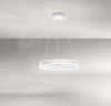 Lampadario-In-Metallo-Moderno-Kirko-Bianco-Led-Piccolo