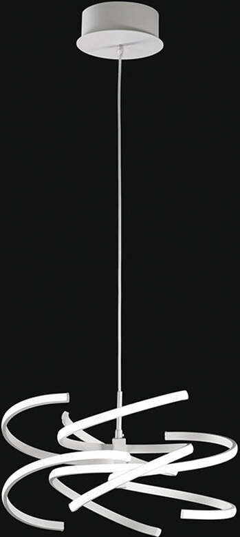 Lampadario-In-Metallo-Moderno-Nest-Bianco-Led-Luce-Naturale-Piccolo