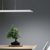 Lampadario-In-Metallo-Moderno-Tape-Bianco-Led