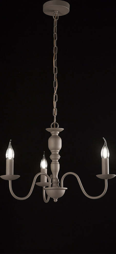 Lampadario-In-Metallo-Provenzale-Ducale-Tortora-3-Luci-E14