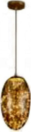 Lampadario-In-Vetro-A-Led-Ovale-Effetto-Cielo-Stellato-12w-Luce-Fredda-Calda-A46