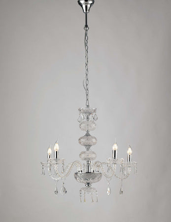 Lampadario Incanto Cromo 5Xe14 69X79Cm Illuminazione/Illuminazione per interni/Lampadari lampade a sospensione e plafoniere/Lampadari Led Mall Home - Napoli, Commerciovirtuoso.it