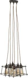 Lampadario Indust Stick 6 Luci Cm 16X16X16 (Singolo) Illuminazione/Illuminazione per interni/Lampadari lampade a sospensione e plafoniere/Lampadari Led Mall Home - Napoli, Commerciovirtuoso.it