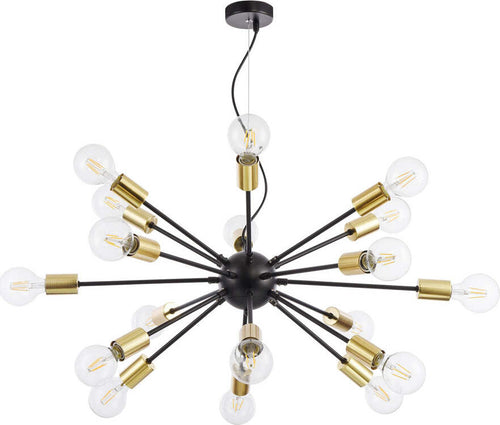 Lampadario-Industrial---Minimal-Jackson-Metallo-Nero-18-Luci