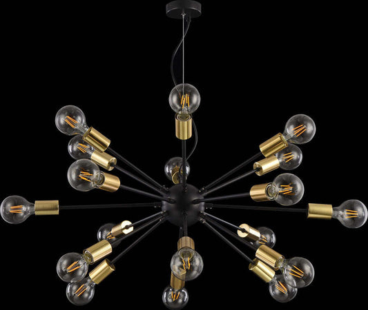 Lampadario-Industrial---Minimal-Jackson-Metallo-Nero-18-Luci