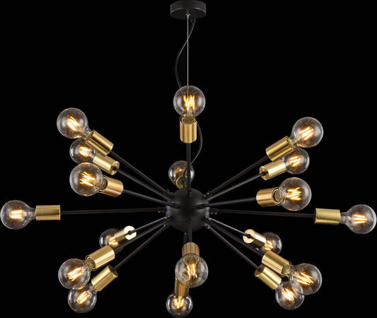 Lampadario-Industrial---Minimal-Jackson-Metallo-Nero-18-Luci