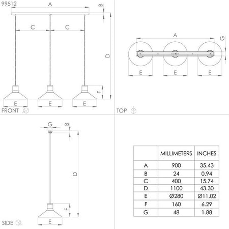 Lampadario-Industrial-Abreosa-3-Luci-Metallo-Nero-E-Grigio