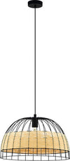 Lampadario-Industrial-Anwick-1-Luce-Metallo-Nero