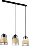 Lampadario-Industrial-Anwick-3-Luci-Metallo-Nero